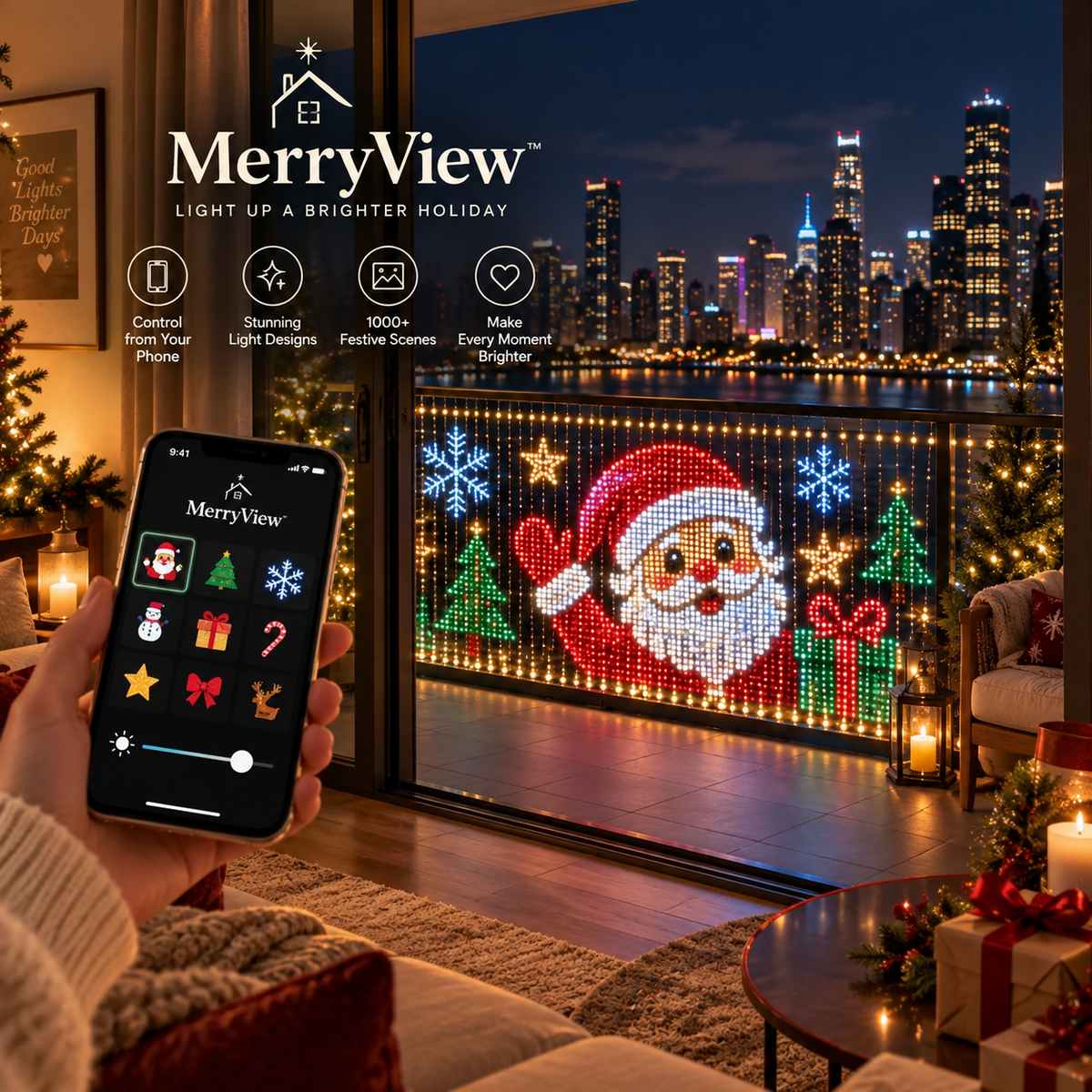 MerryView™ GlowCurtain