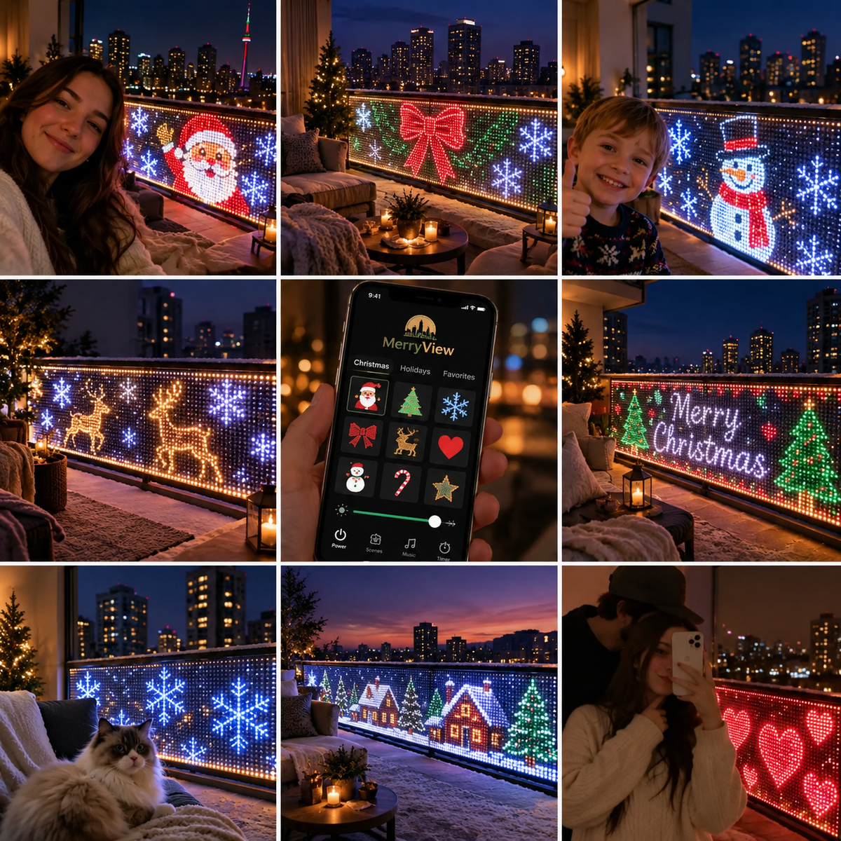 MerryView™ GlowCurtain